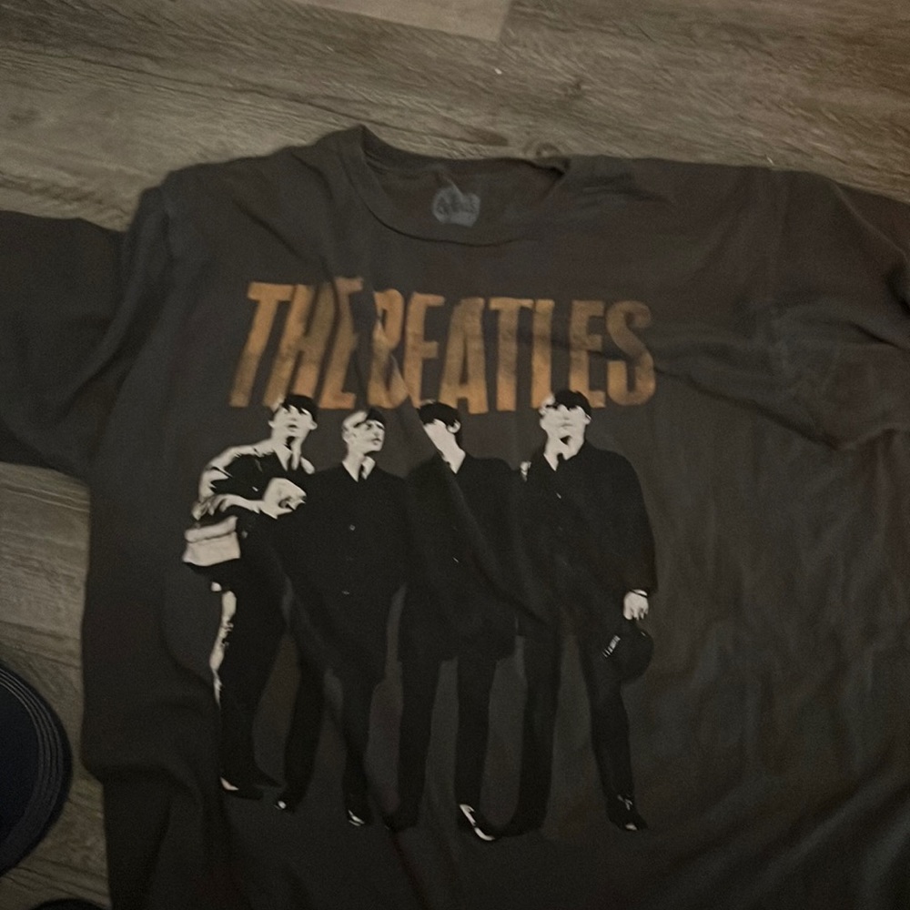 Beatles XL SS Gray T-shirt
